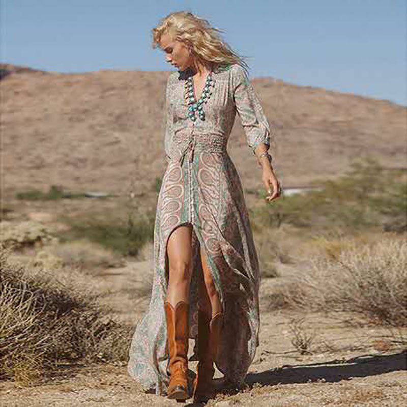 Spring and Summer Dresses Popular In Europe and America Women's Long Skirts - Image 2