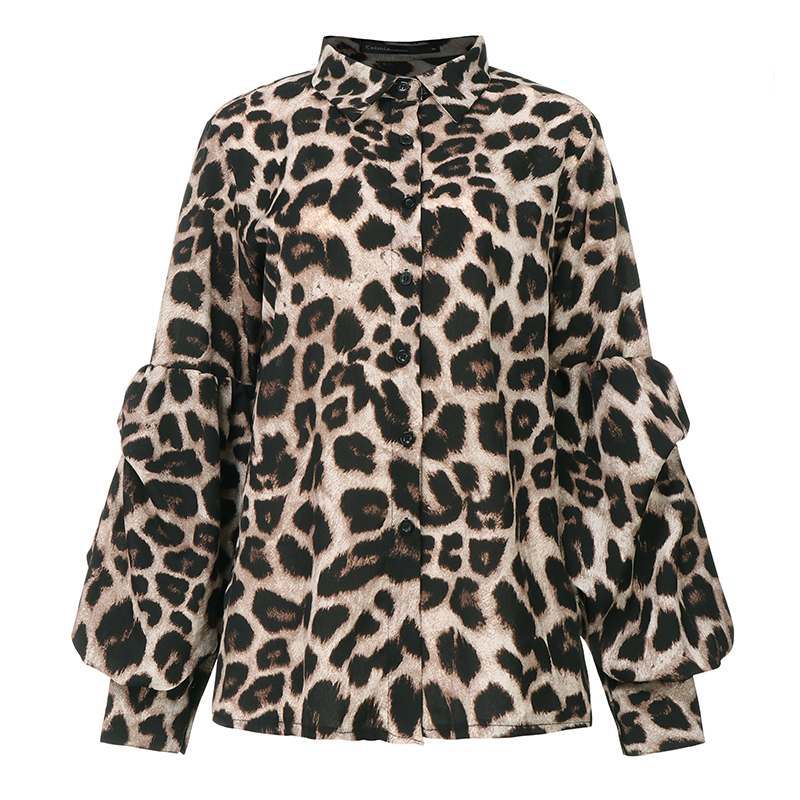 Women Sexy Leopard Print Tops - Image 6