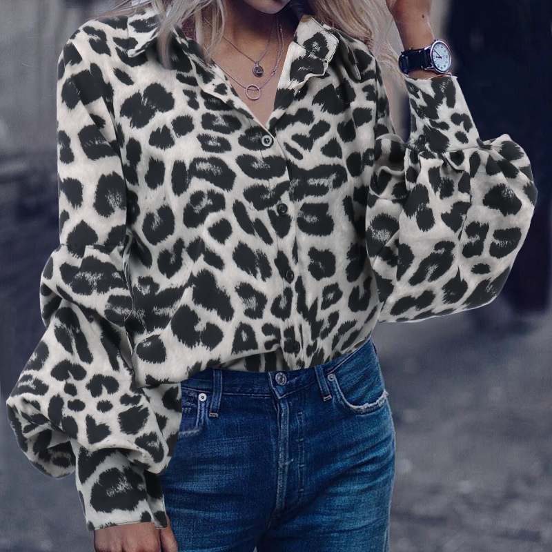 Women Sexy Leopard Print Tops - Image 5